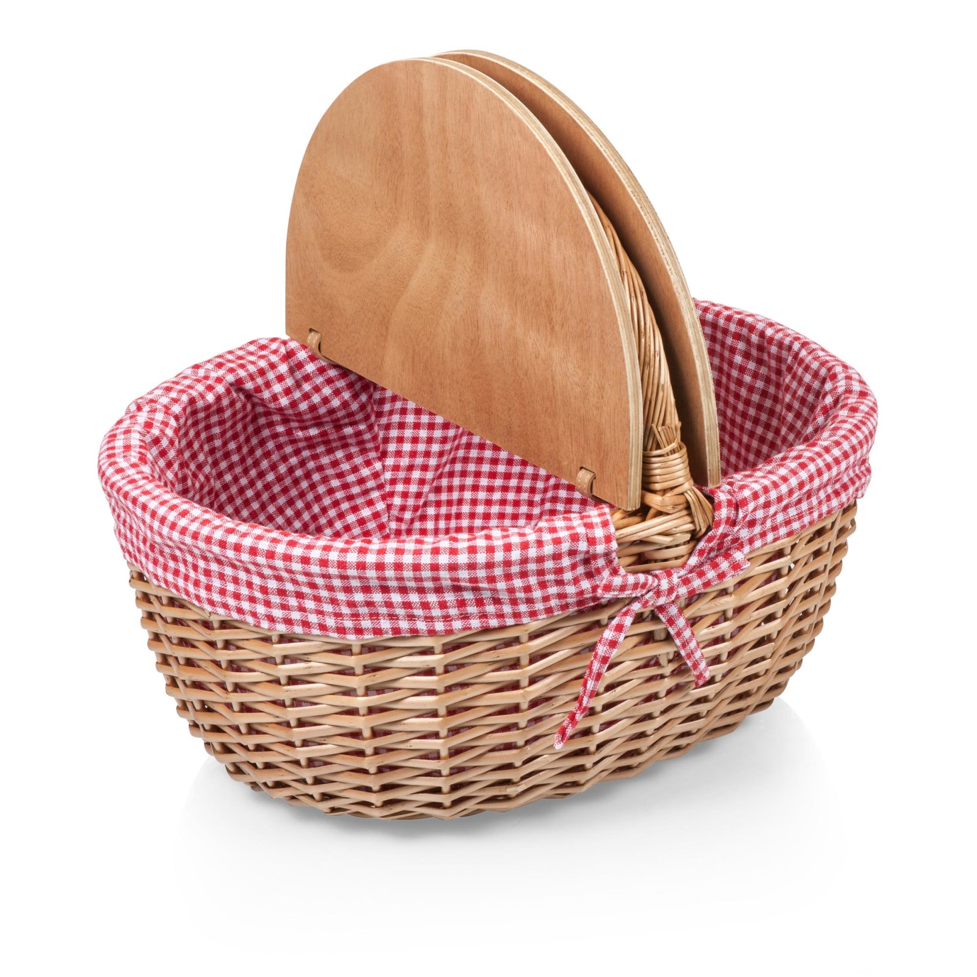 Red & White Gingham Pattern