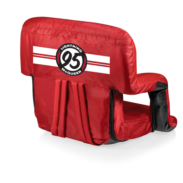 Cars Lightning McQueen - Ventura Portable Reclining Stadium Seat-Picnic Time Family of Brands