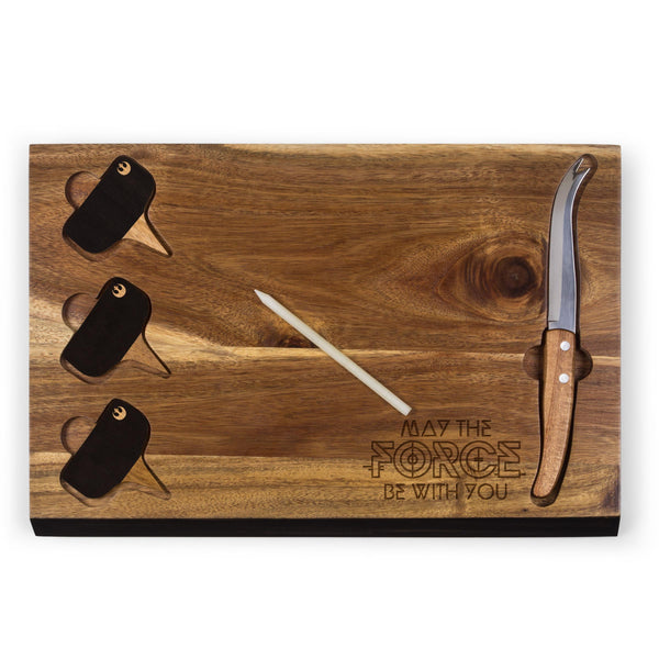 Star Wars Rebel Alliance - Delio Acacia Cheese Cutting Board & Tools Set-Picnic Time Family of Brands