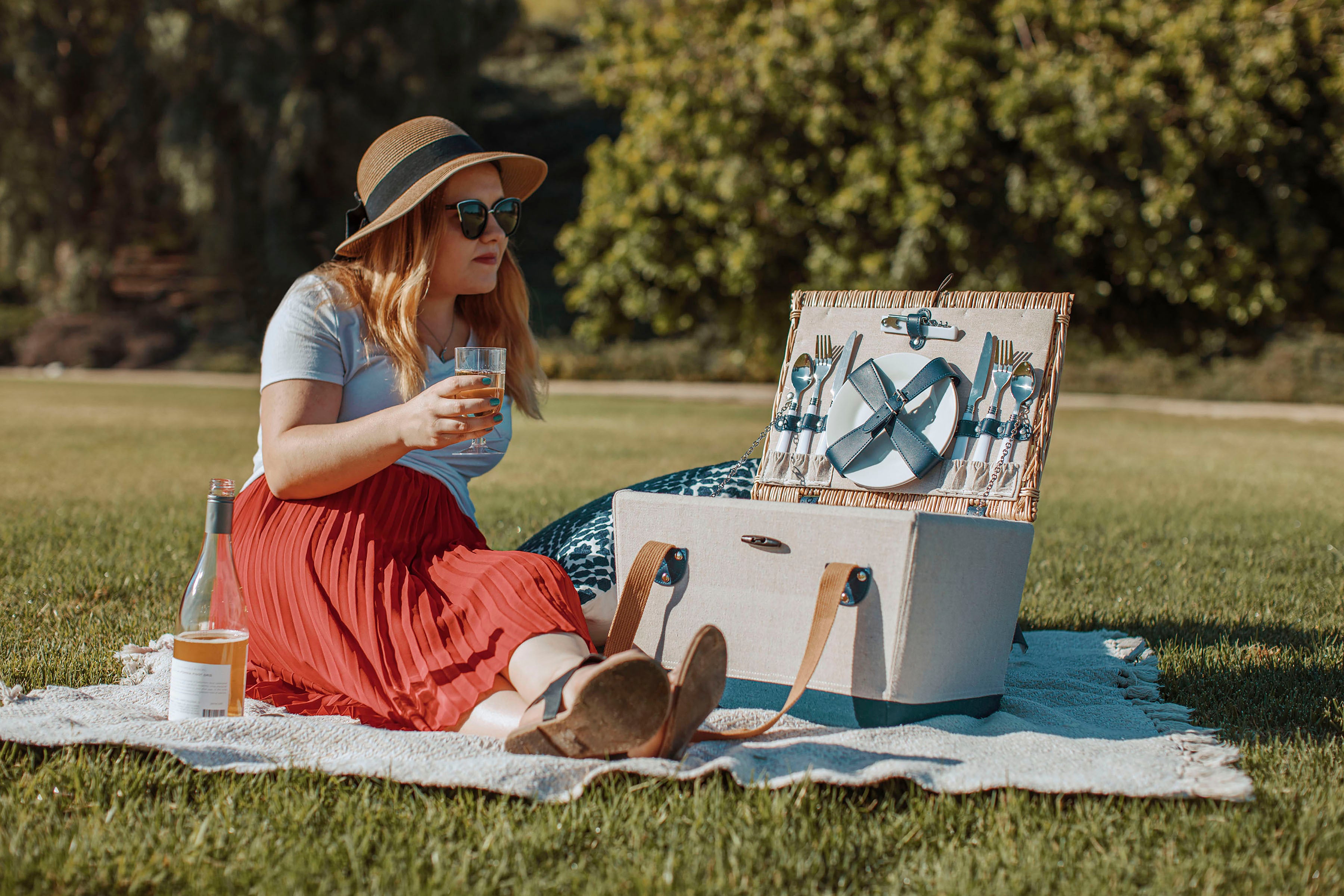 Boardwalk Picnic Basket for 2-Picnic Time Family of Brands