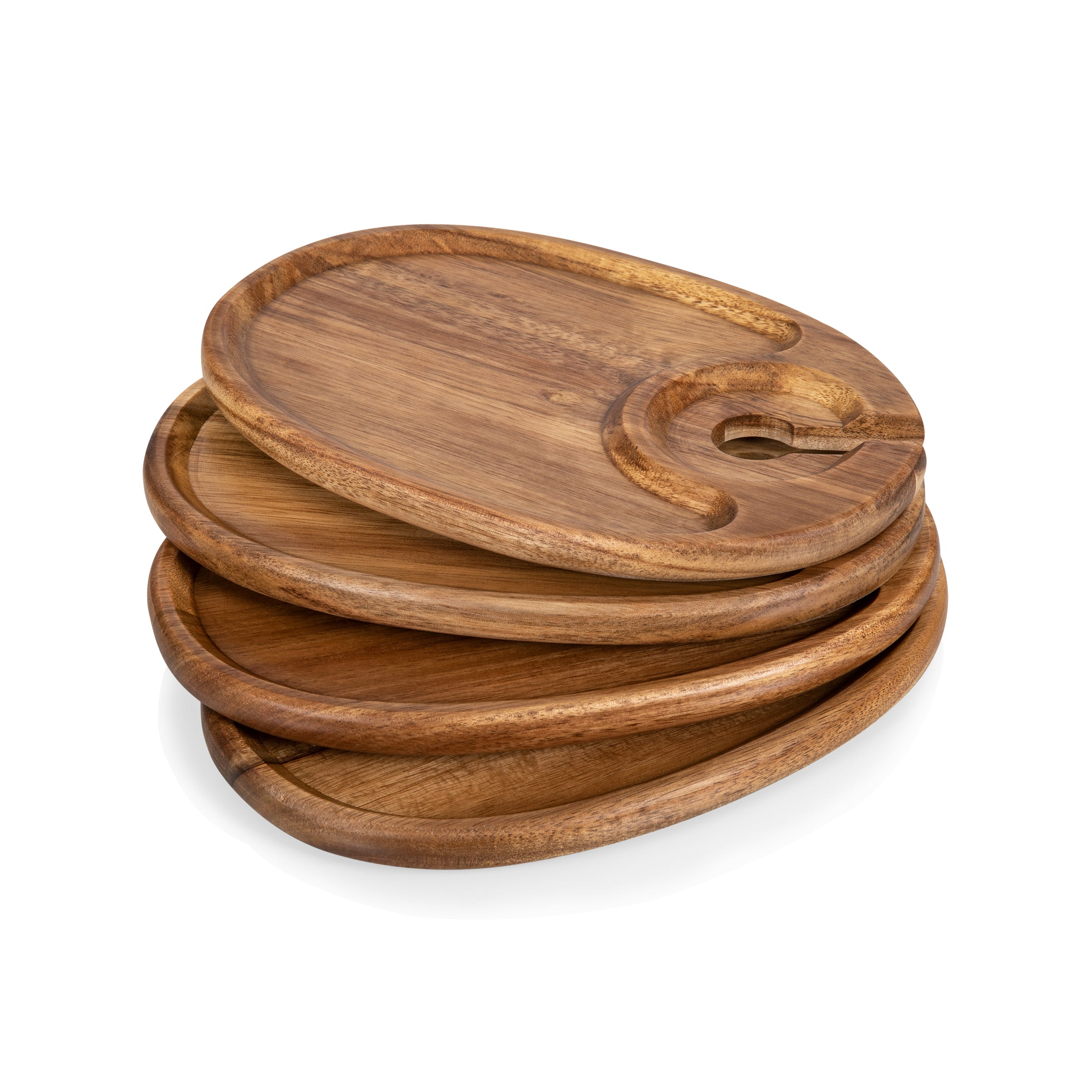Wine Appetizer Plate Set Of 4-Picnic Time Family of Brands