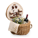 Heart Picnic Basket-Picnic Time Family of Brands
