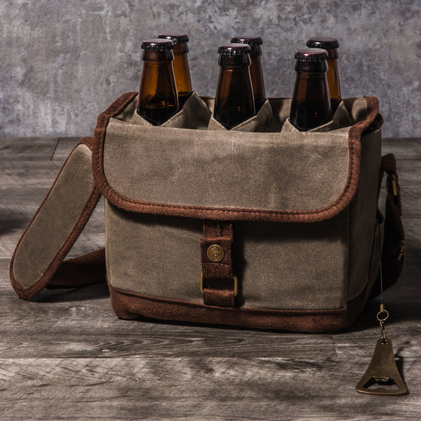 Beer Caddy Cooler Tote with Opener-Picnic Time Family of Brands