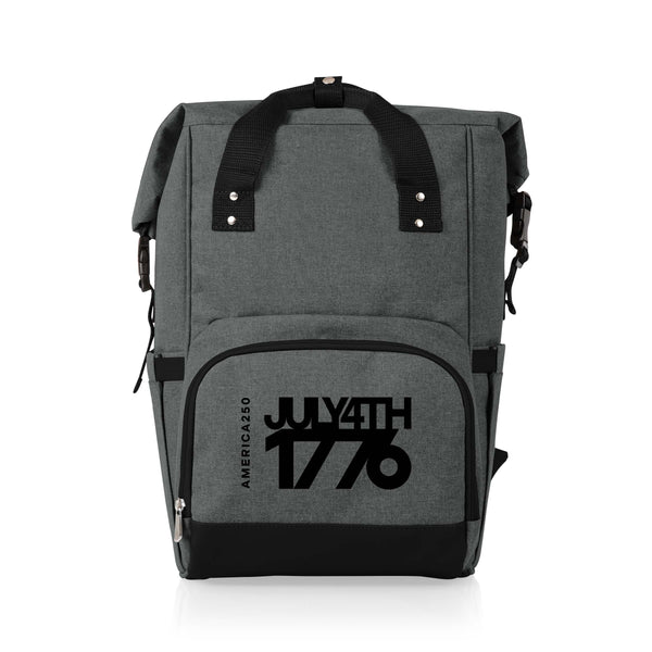 America250 - On The Go Roll-Top Backpack Cooler-Picnic Time Family of Brands