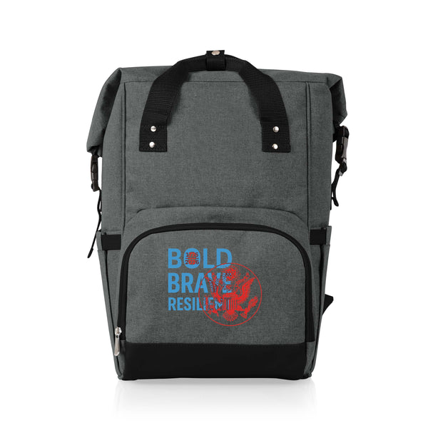 America250 - On The Go Roll-Top Backpack Cooler-Picnic Time Family of Brands