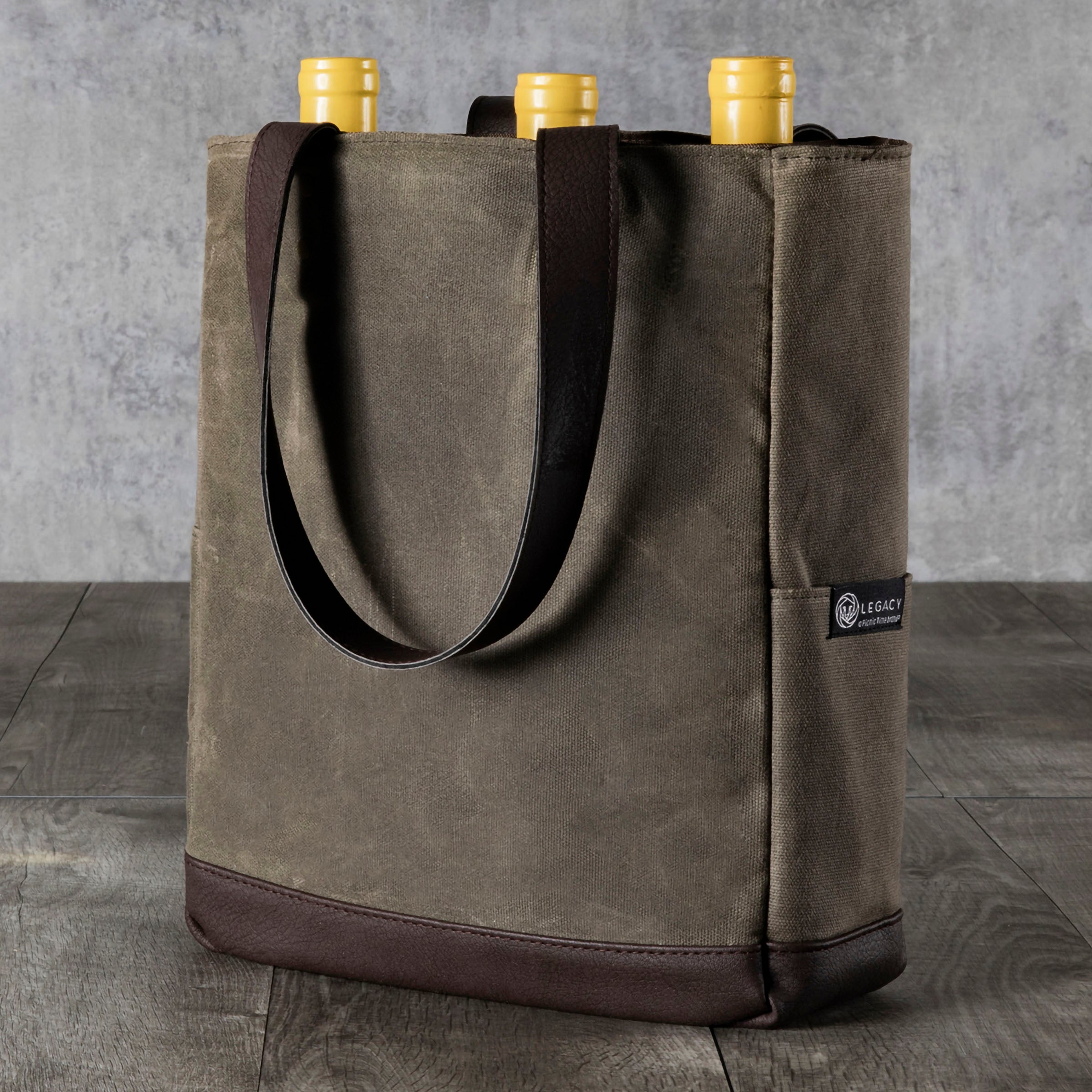 3 Bottle Insulated Wine Cooler Bag-Picnic Time Family of Brands