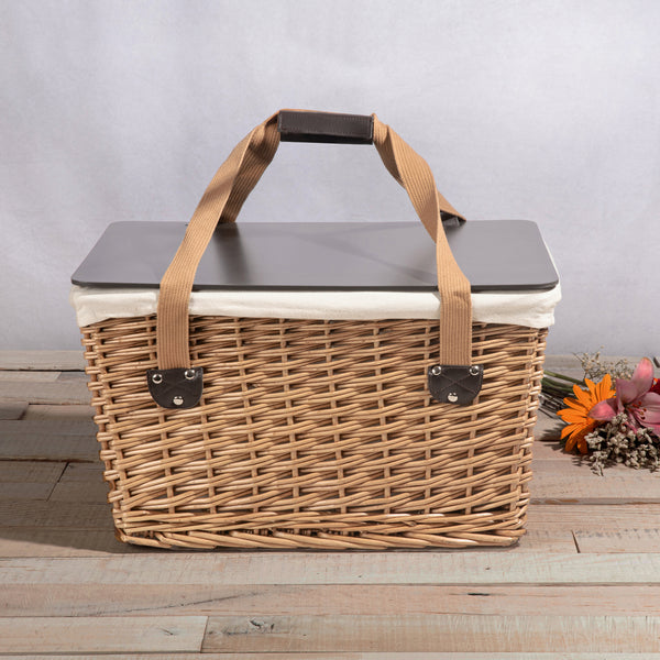 Canasta Grande Wicker Basket-Picnic Time Family of Brands