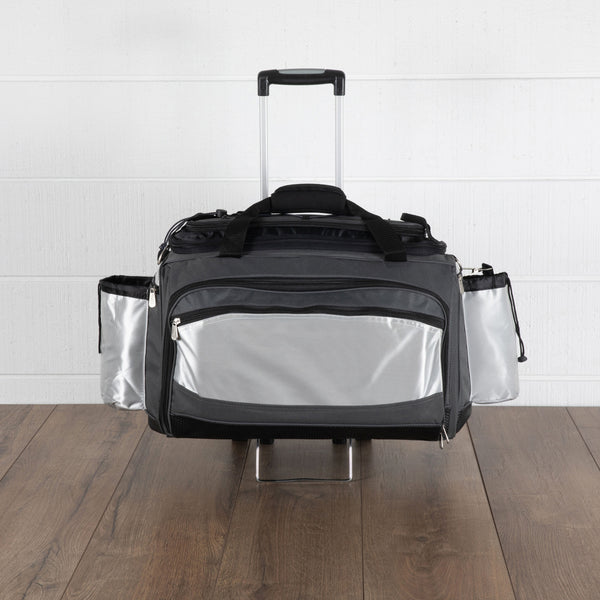 Vulcan Portable Propane Grill & Cooler Tote with Trolley-Picnic Time Family of Brands