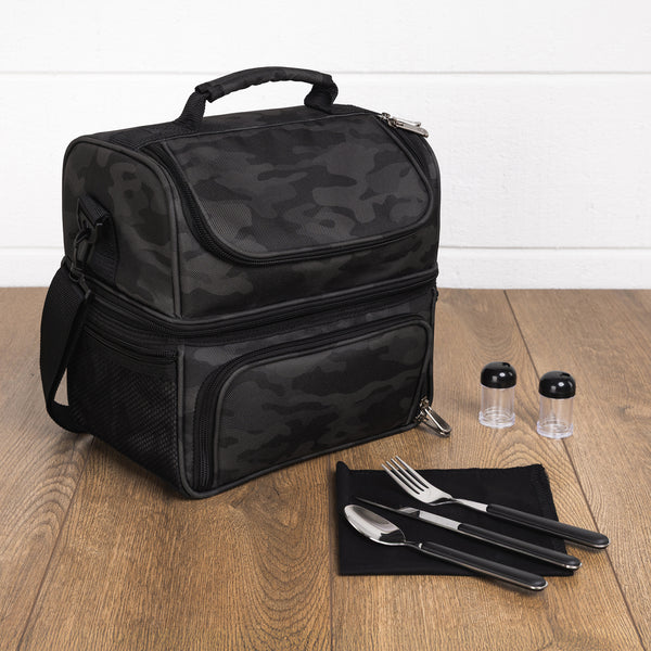 Pranzo Lunch Bag Cooler with Utensils-Picnic Time Family of Brands
