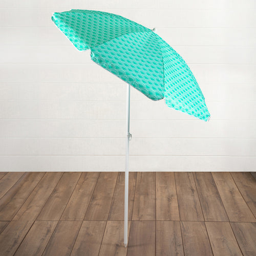5.5 Ft. Portable Beach Umbrella-Picnic Time Family of Brands