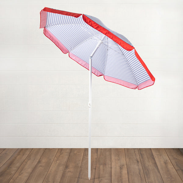 5.5 Ft. Portable Beach Umbrella-Picnic Time Family of Brands