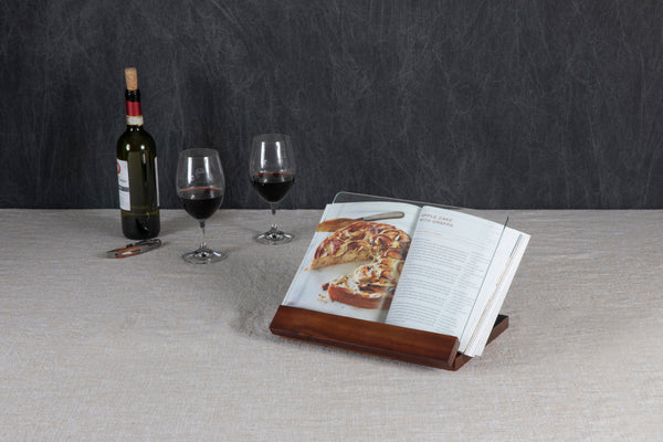 Fabio Viviani - Prodigio Cookbook Stand with Tempered Glass-Picnic Time Family of Brands