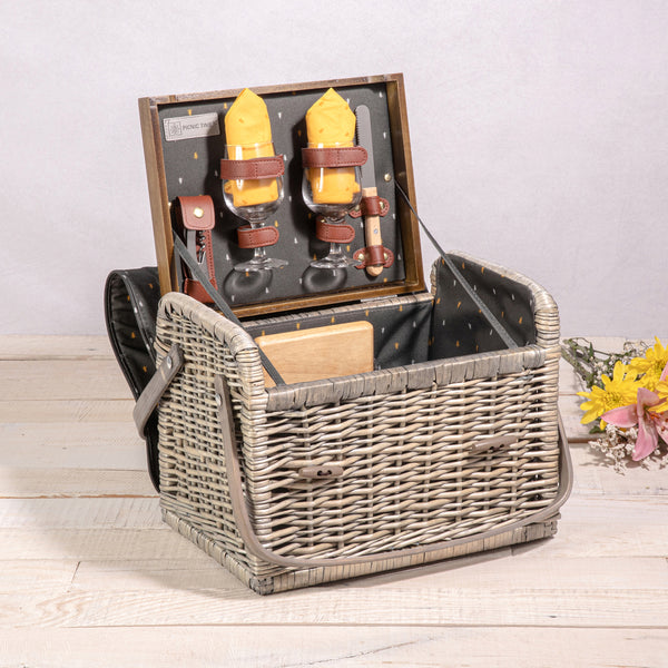 Kabrio Wine & Cheese Picnic Basket-Picnic Time Family of Brands